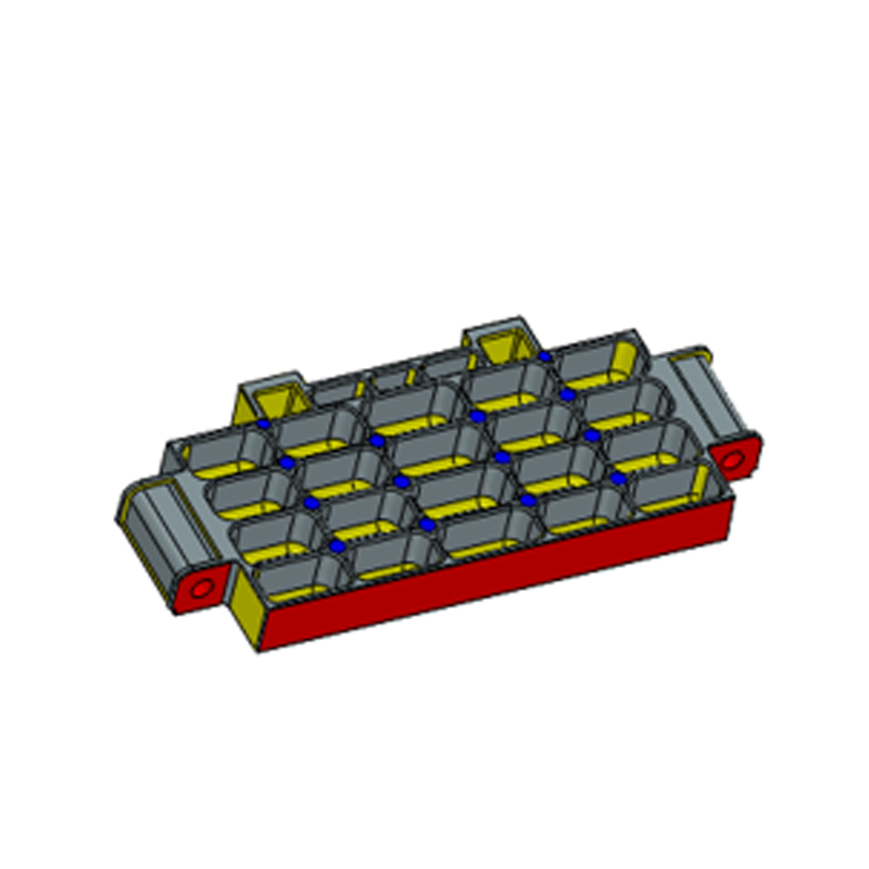 Alumiiniseoksesta painevalettu akkulokeron levy yksi muotti kaksi reikää Alumiiniseoksesta painevalettu akkulokeron levy yksi muotti kaksi reikää