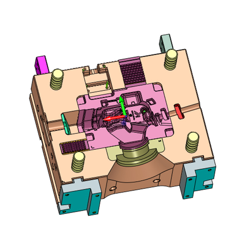 Alumiiniseoksesta valmistettu painevalettu turvatyynyn istuin